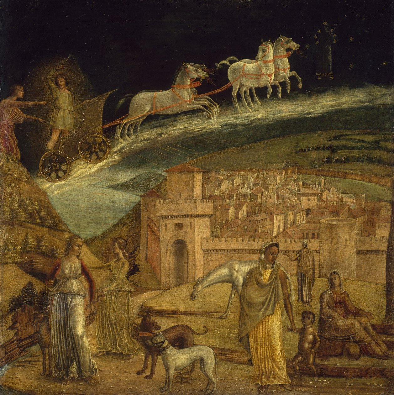 Phaeton Driver the Chariot of Phoebus, 1475-1500 af Northern Italian School