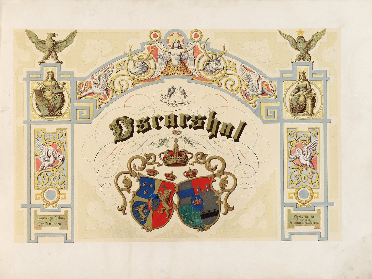 Oscarshal titelblad, 1852 af Norwegian School