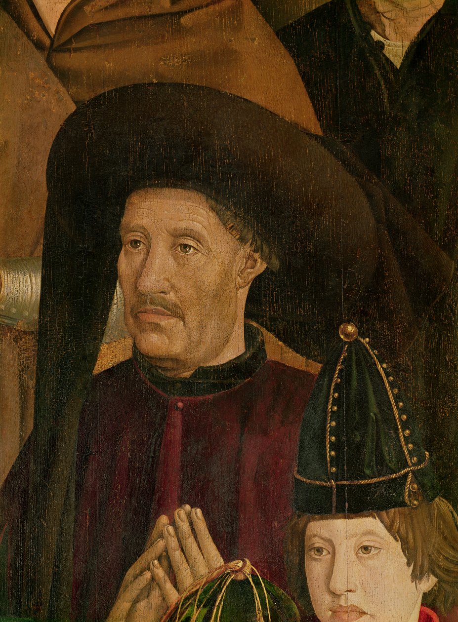 Henrik Søfareren (1394-1460) detalje fra Polyptych of St. Vincent, ca. 1465 af Nuno Goncalves or Gonzalvez