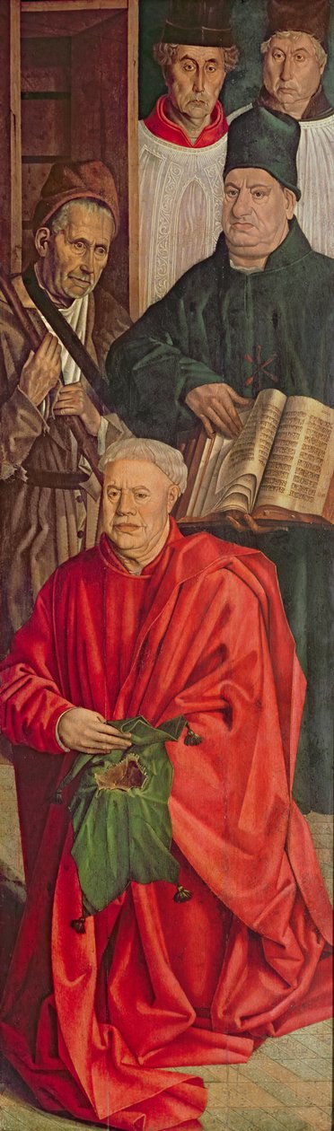 Panel af relikvier, fra Polyptych of St. Vincent, c.1465 af Nuno Goncalves or Gonzalvez