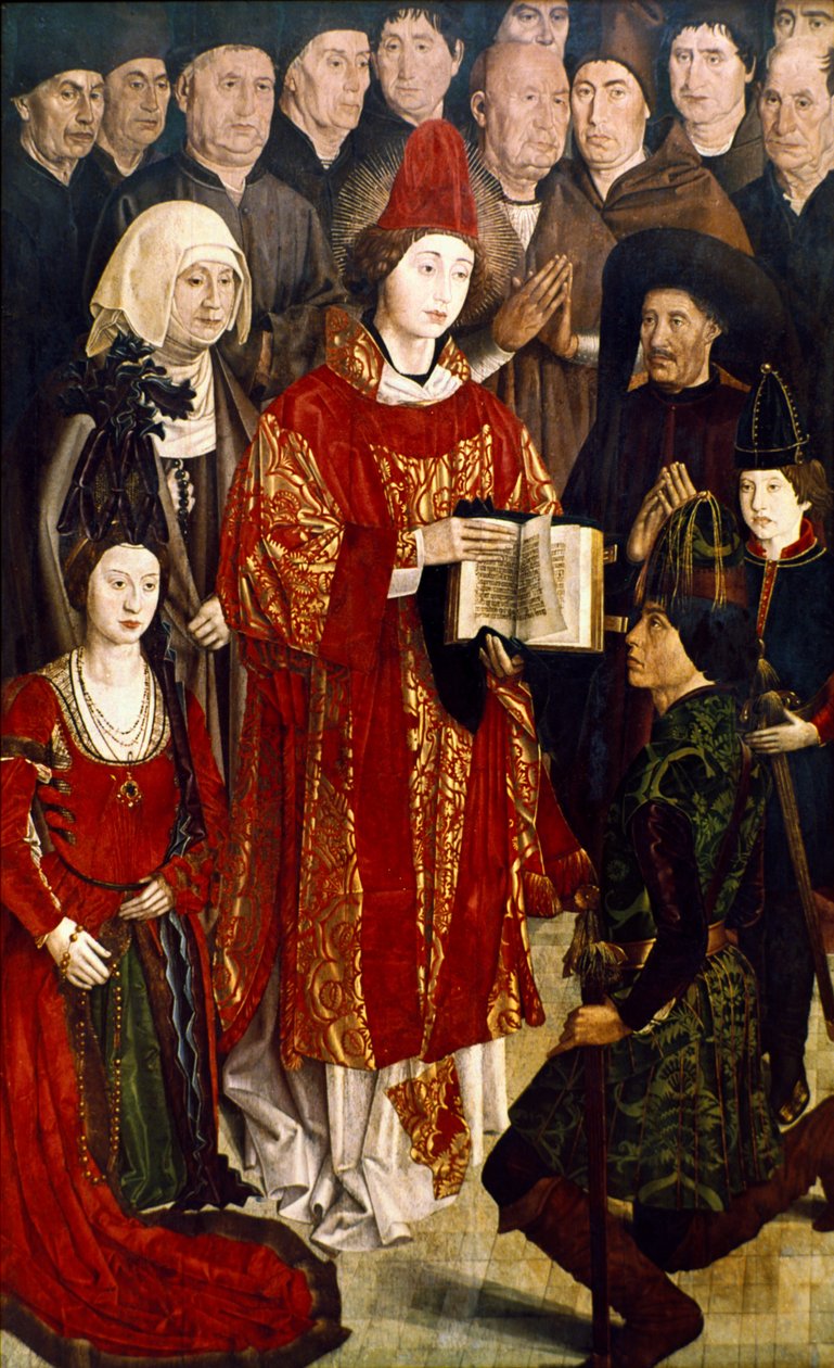 Altertavle af St Vincent, 1460 af Nuno Goncalves or Gonzalvez