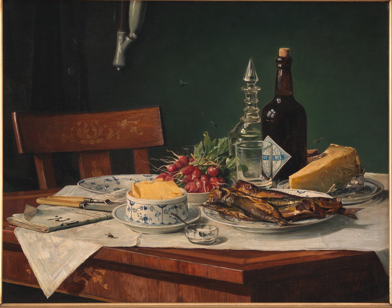 Et frokostbord af O.A. Hermansen