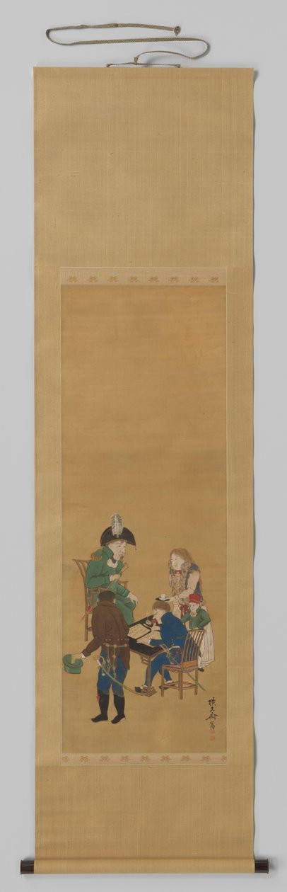 Philipp Franz von Siebold, overmester på Deshima af Obunsai (signed by artist)