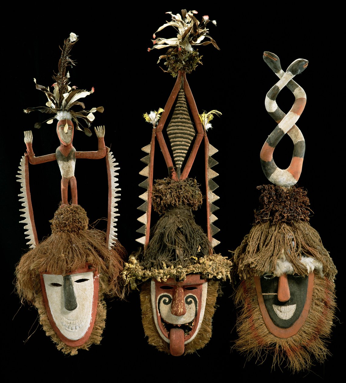 Dansemasker, Tolai, New Britain af Oceanic