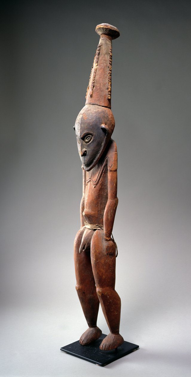 Sepik mandlig figur fra det nordlige New Guinea (træ) af Oceanic