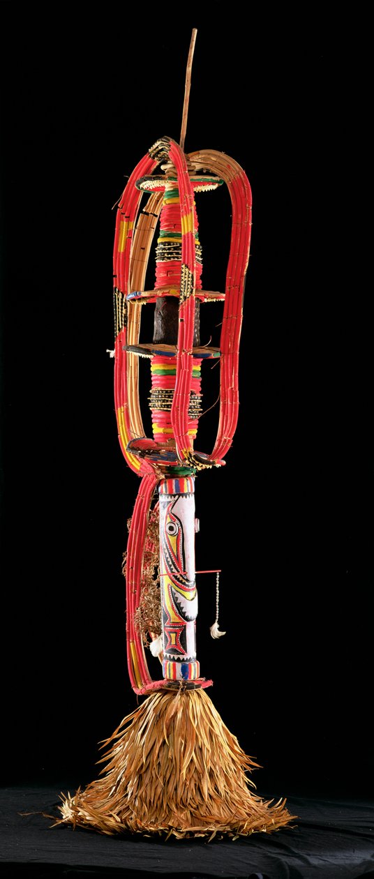 Tubuan maske, New Britain (blandet medier) af Oceanic