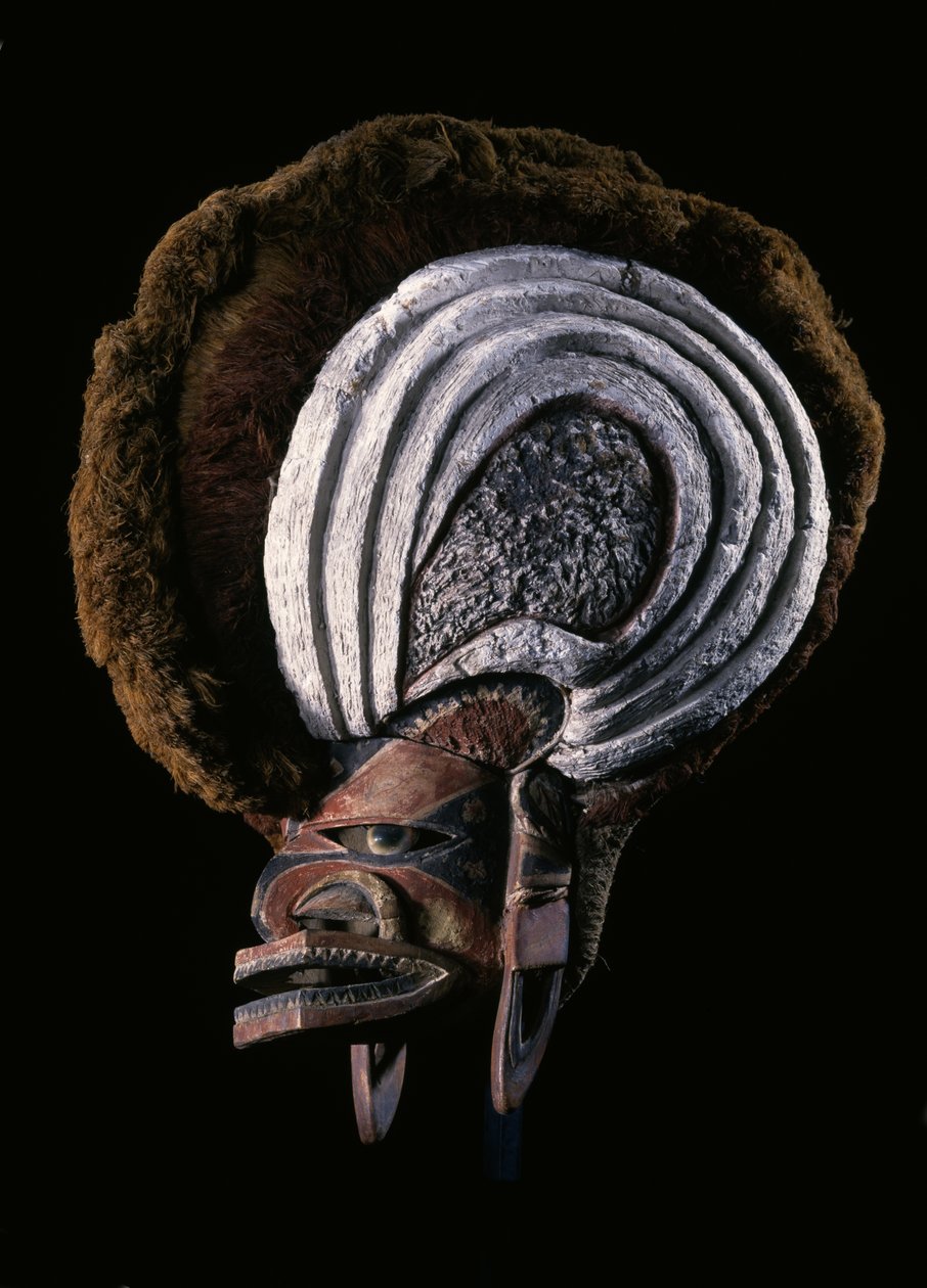 Hjelmmaske (ansigt), Nordnyirland, Papua Ny Guinea af Oceanic Oceanic