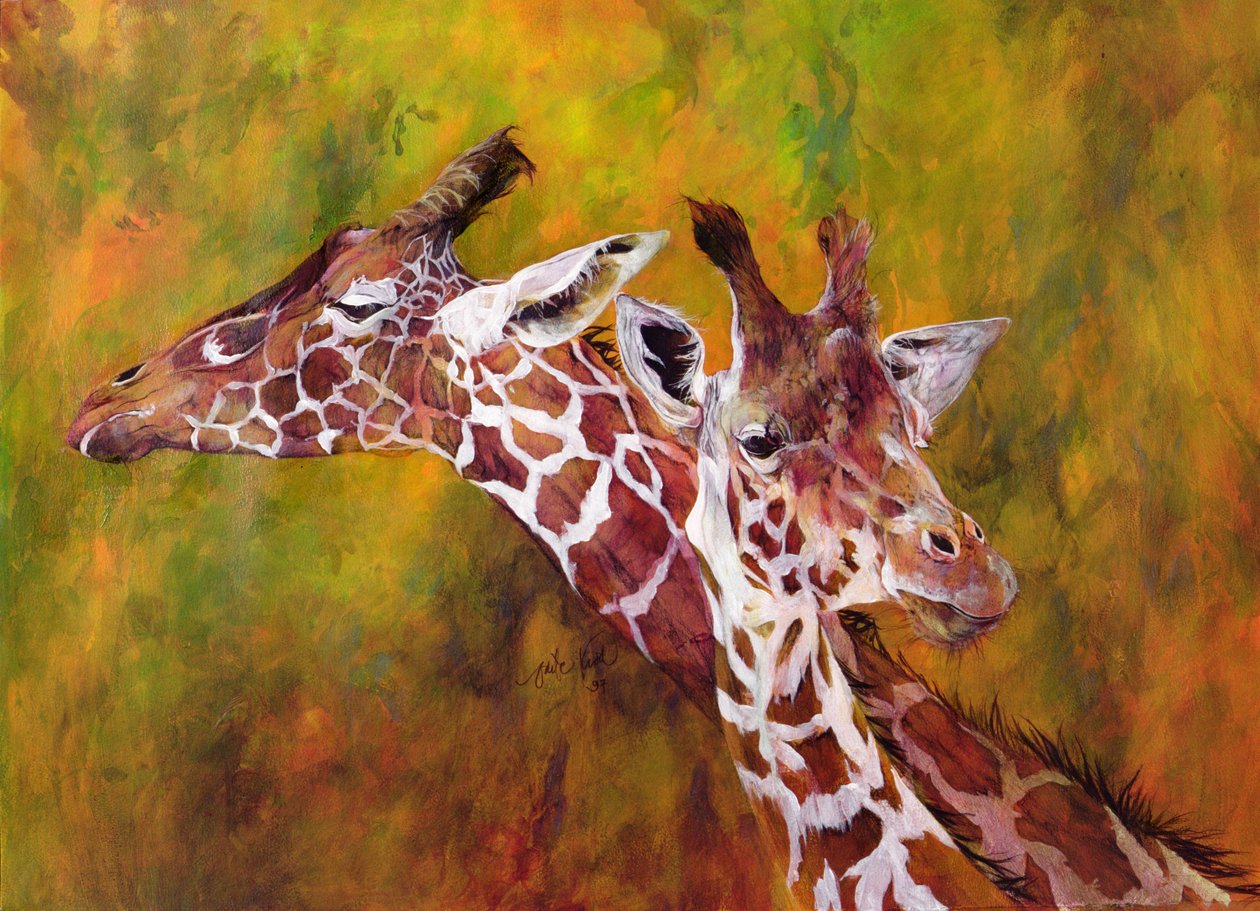 Giraffe af Odile Kidd