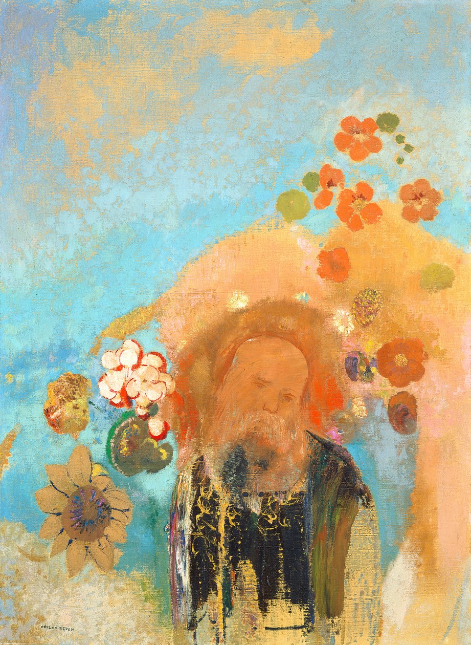 Fremkaldelse af Roussel, ca. 1912 af Odilon Redon