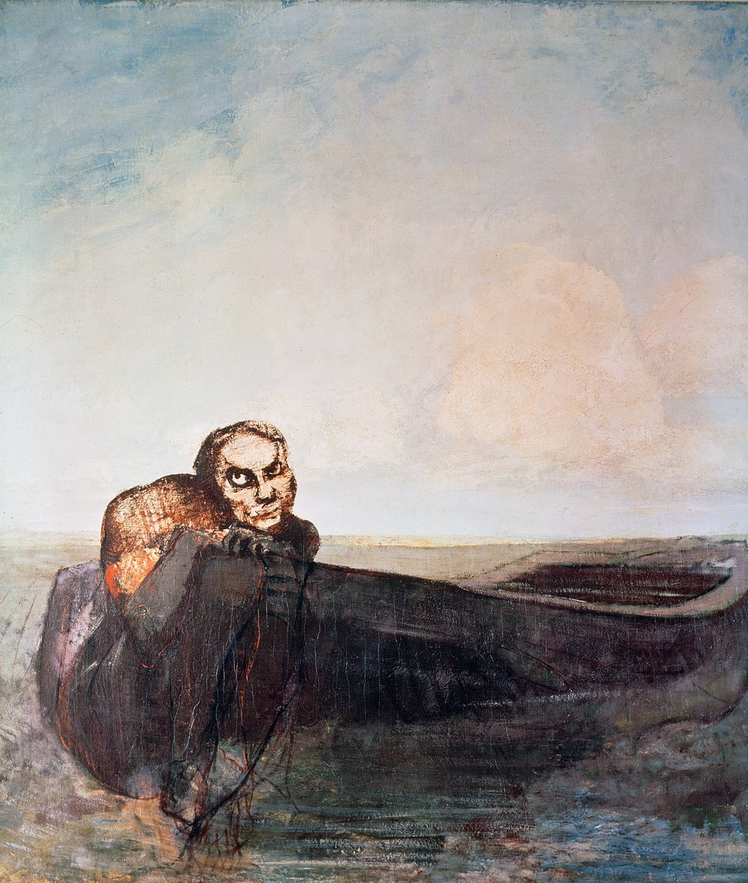 Skæbnens engel af Odilon Redon