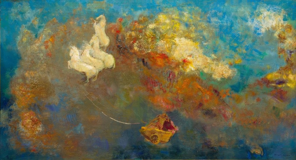 Apollons vogn af Odilon Redon