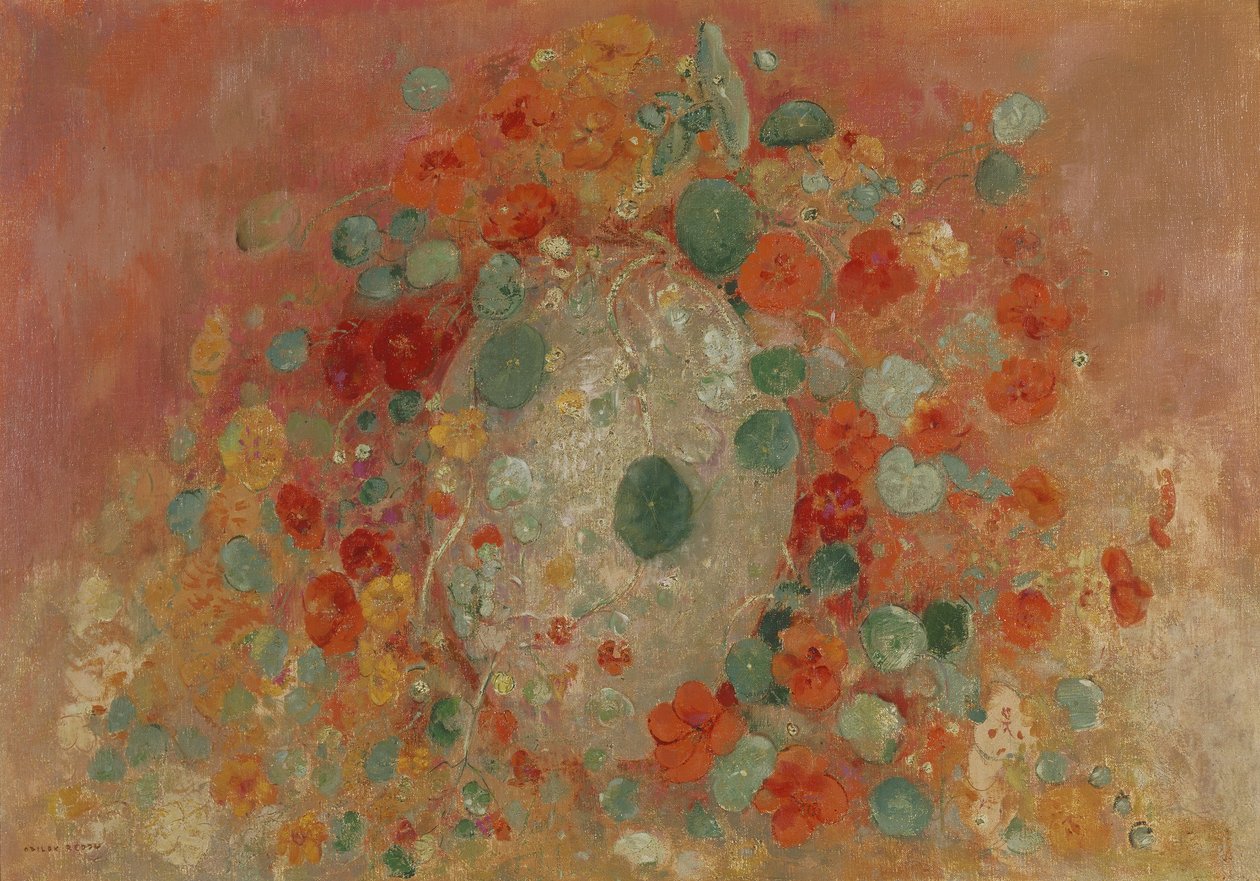 Nasturtiums, 1905 af Odilon Redon