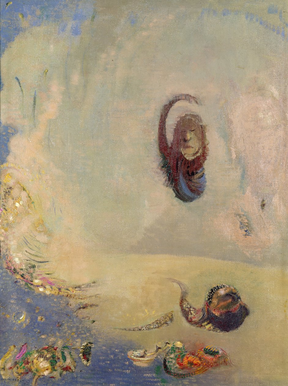 Oannes, ca.1910 af Odilon Redon