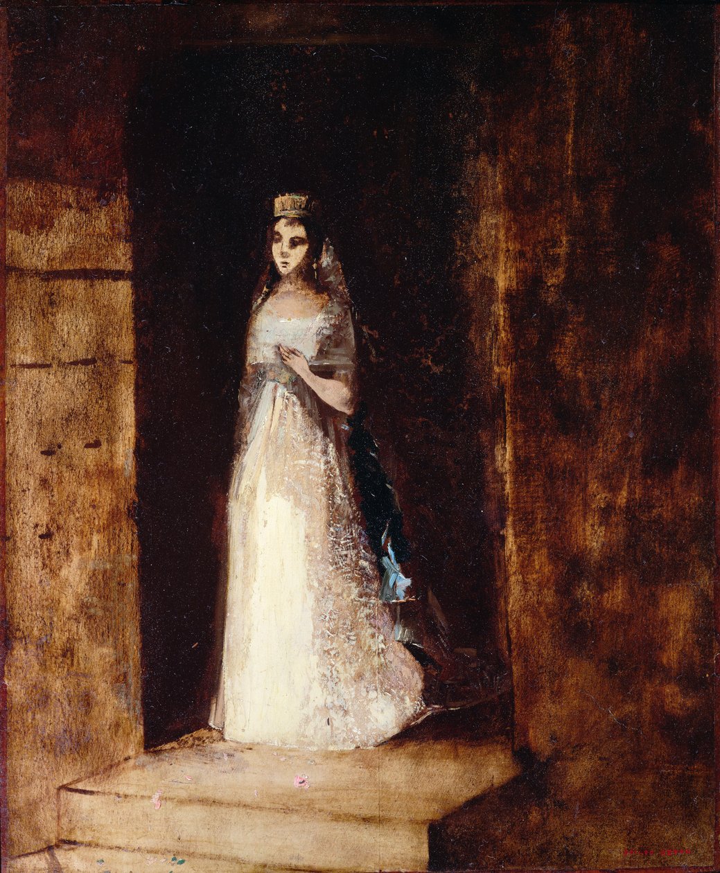 Den hvide prinsesse af Odilon Redon