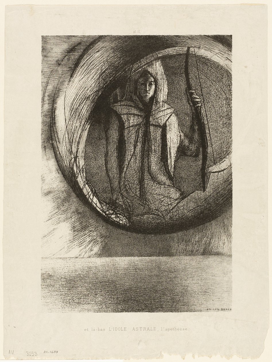 And Beyond, Astral Idol, Apotheosis, plade 2 af 6 af Odilon Redon
