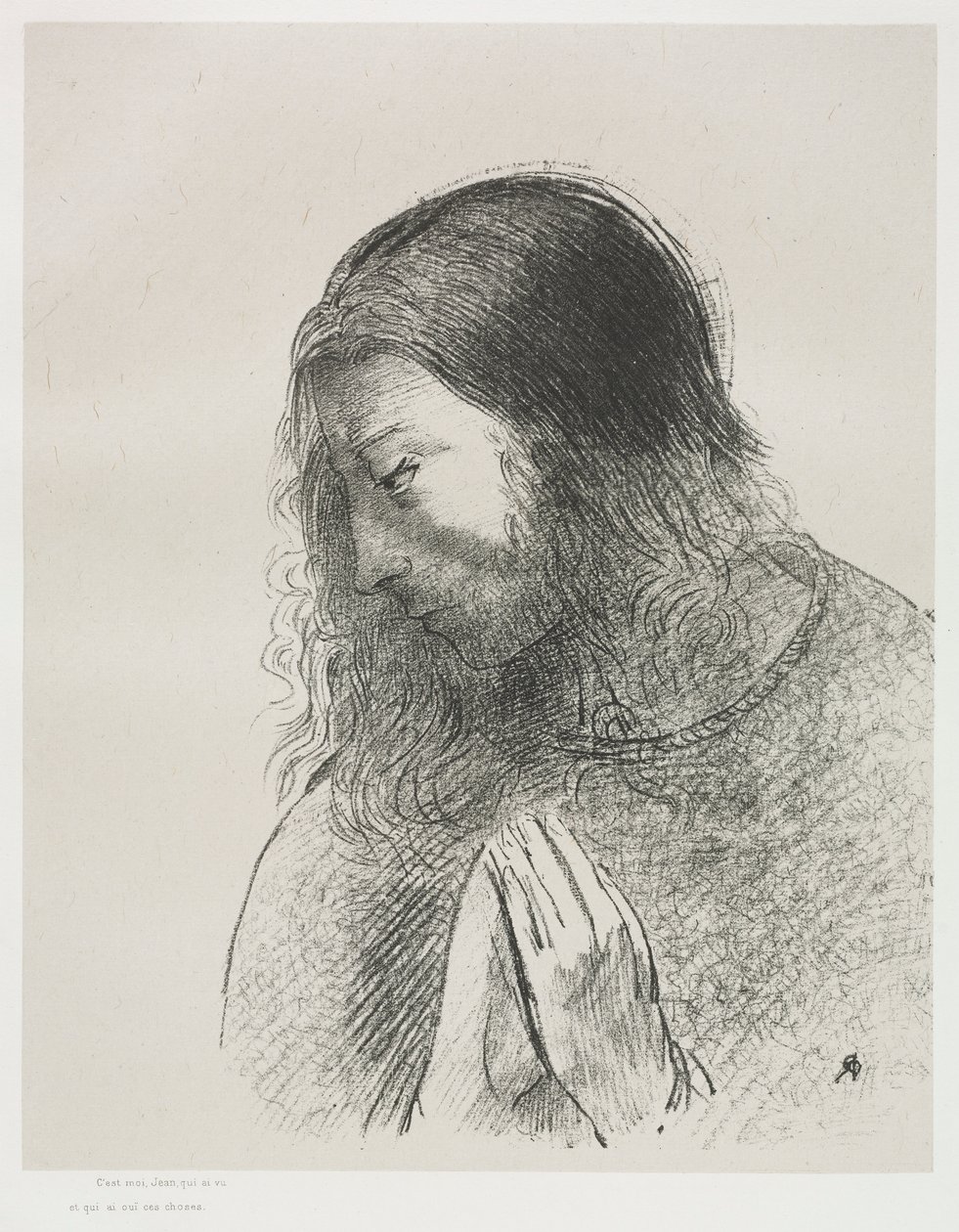 Og jeg, John, så disse ting og hørte dem af Odilon Redon