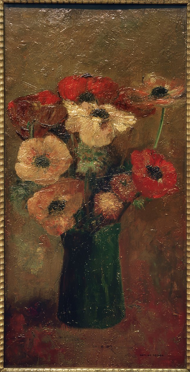 Anemonen af Odilon Redon