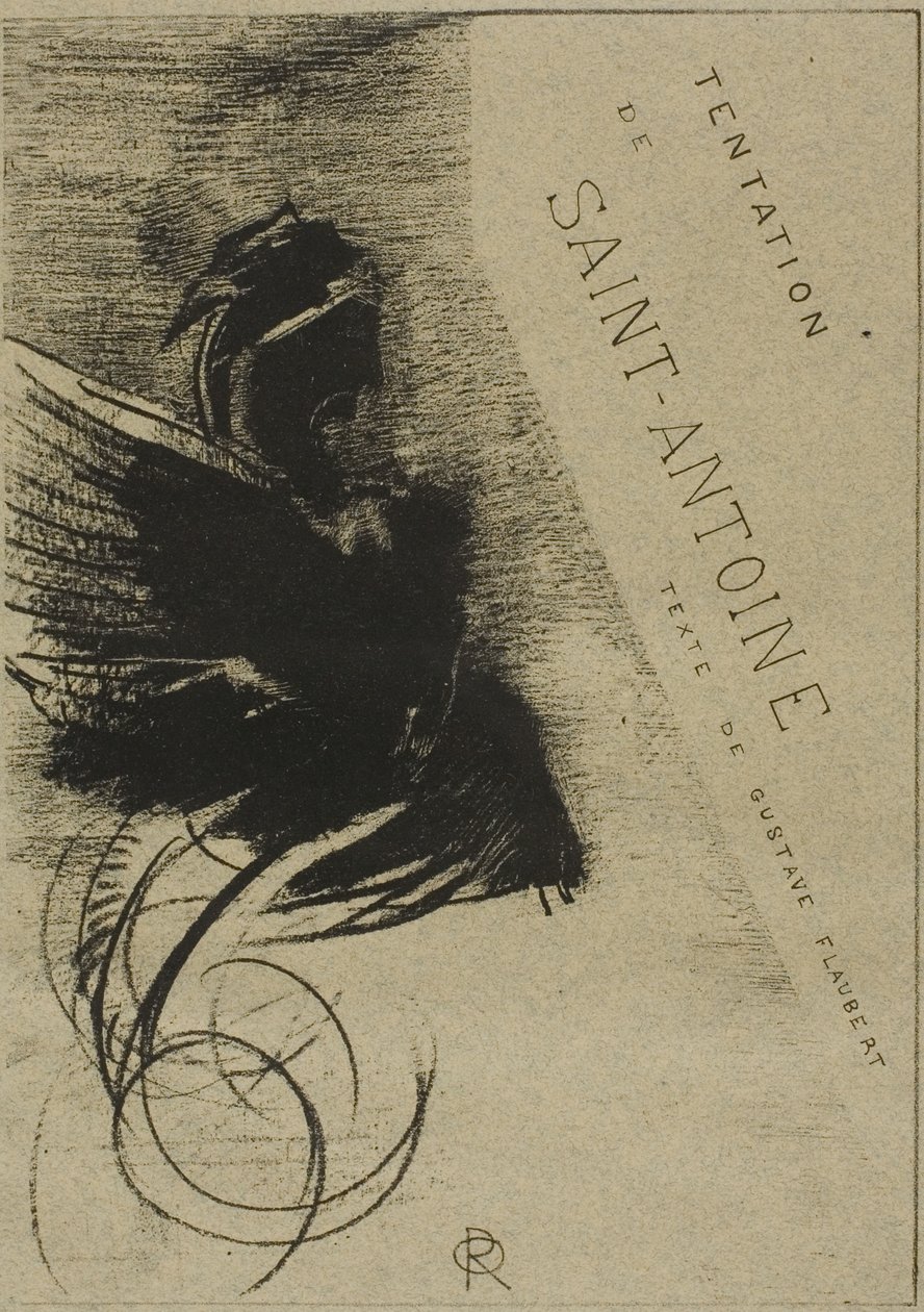 Cover-Frontispice til Sankt Anthonys Fristelse af Odilon Redon