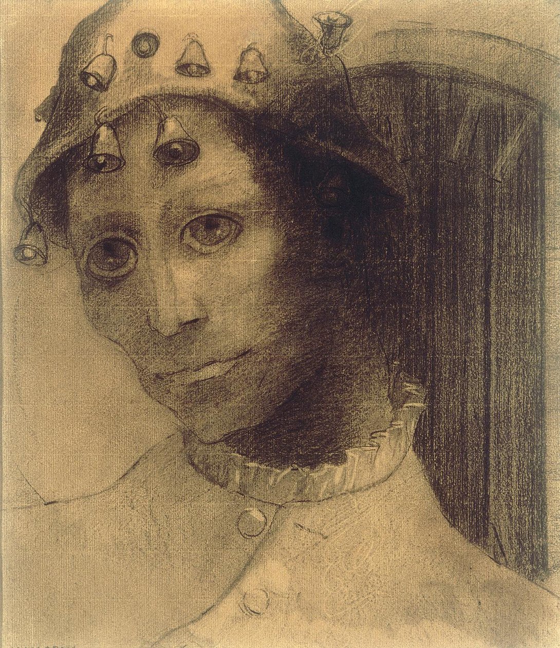 Das Fass Amontillado, Serie: Edgar Poe, 1886 af Odilon Redon