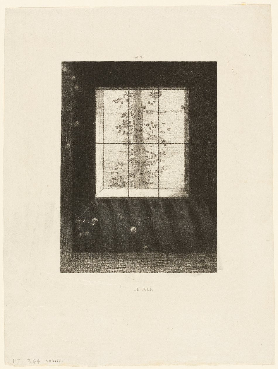Dag, tallerken 6 fra Dreams af Odilon Redon