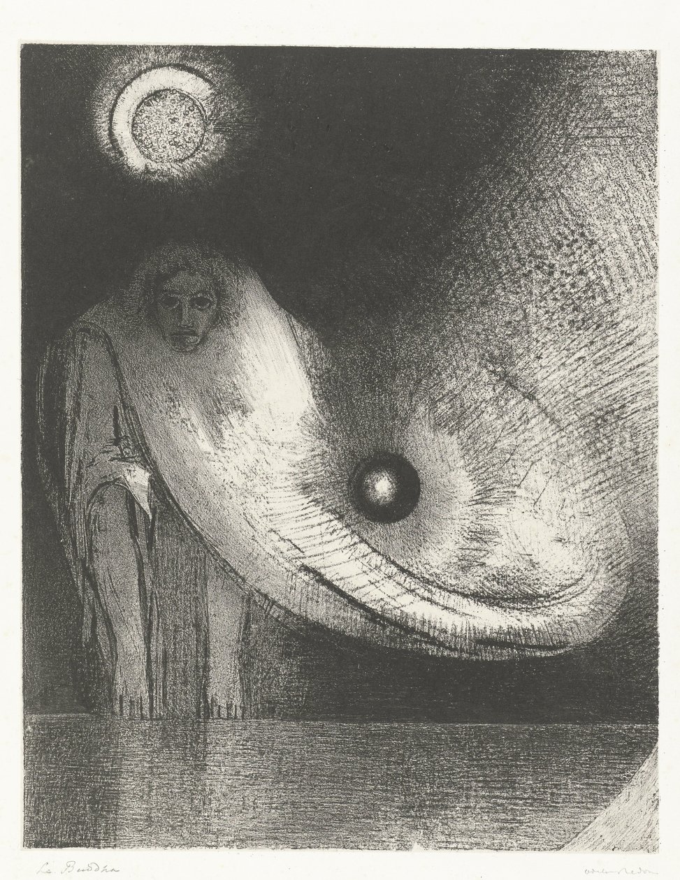 Fra Buddha Buddhaerne The Original Print (serietitel) af Odilon Redon