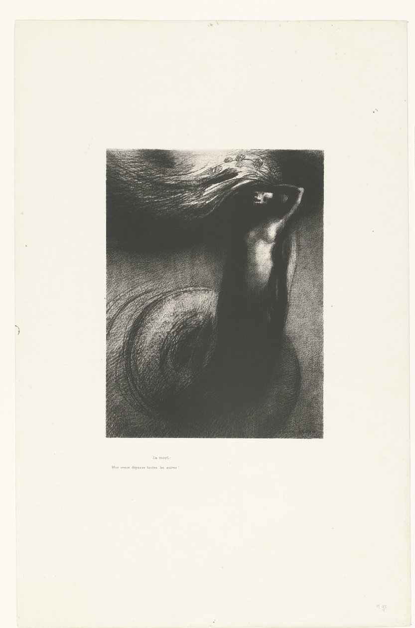 Døden: min ironi hæver sig over alle andre La Mort: Mon ironi depasse toutes les autres! Tentation de Saint-Antoine (2) (serietitel) Temptation of Saint Anthony (serietitel) af Odilon Redon