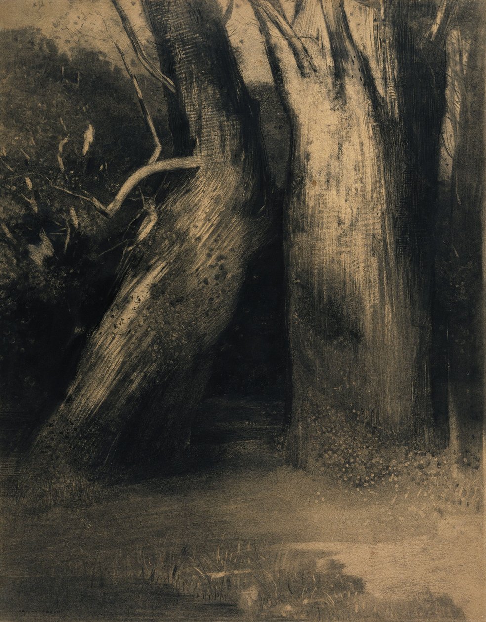 To træer af Odilon Redon