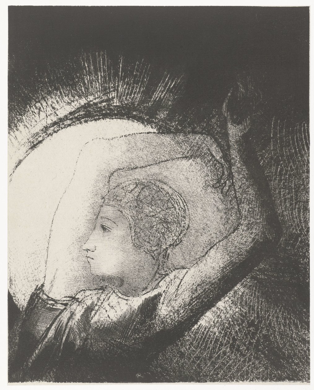 En kvinde klædt i solen ...une femme revêtue du Soleil (titel på objekt) Apocalypse de Saint-Jean (serietitel) Johannes