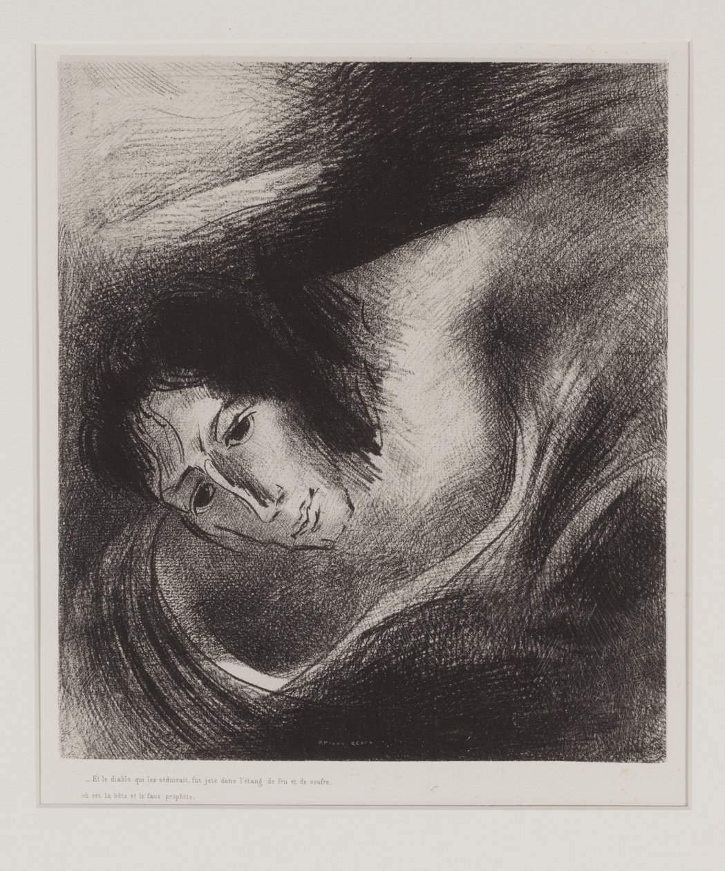 Og Djævelen, der forførte dem, Paris af Odilon Redon