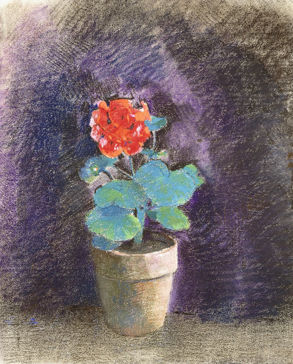 Geranium, af Odilon Redon