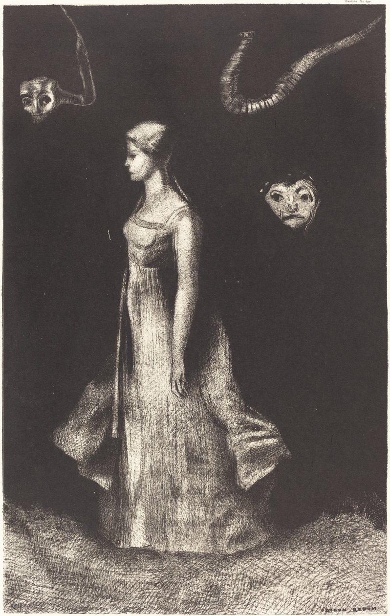 Spøgende (besættelse) af Odilon Redon
