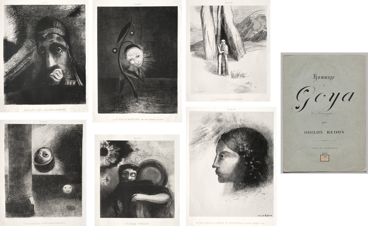 Hyldest til Goya af Odilon Redon