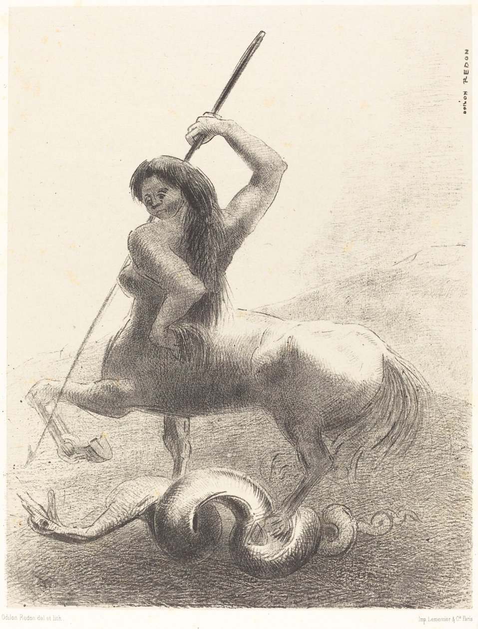 Der var kampe og forgæves sejre af Odilon Redon