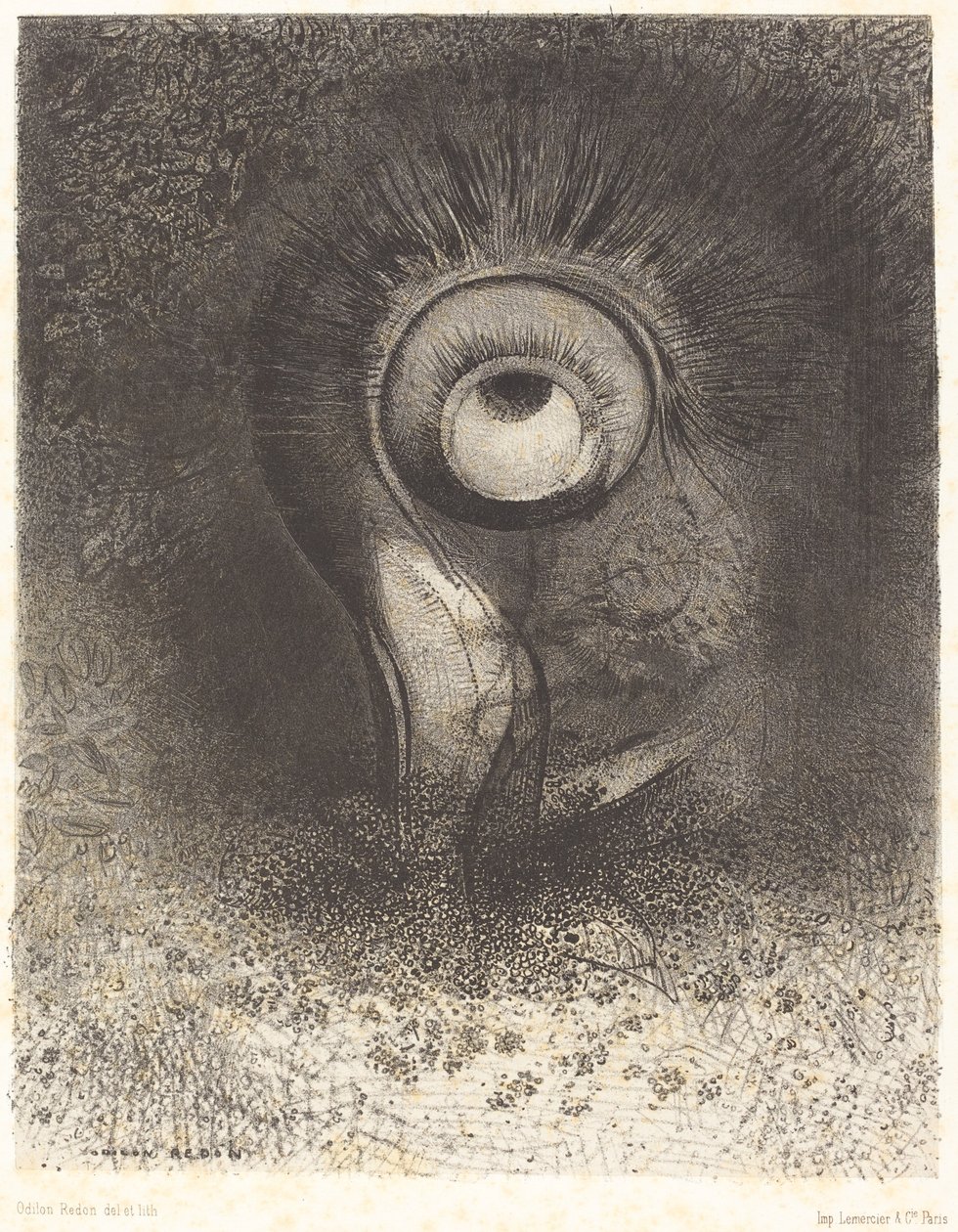 Der var måske et første syn forsøgt i blomsten af Odilon Redon