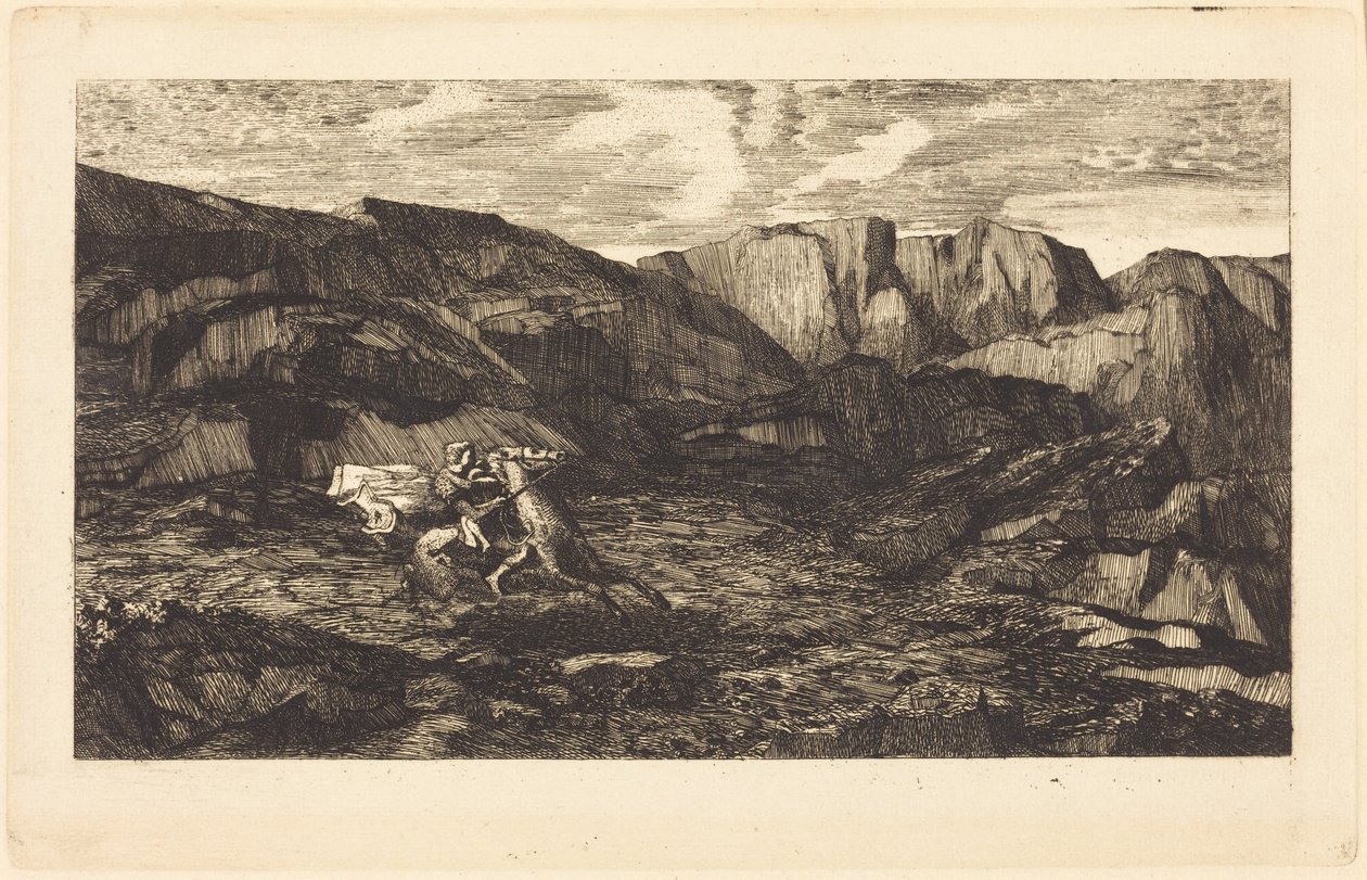Frygten (Fear) af Odilon Redon