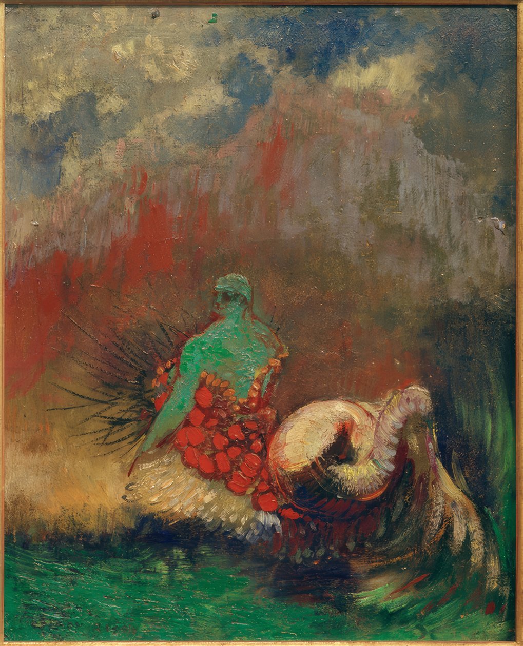 Havfruen (Die Sirene) af Odilon Redon
