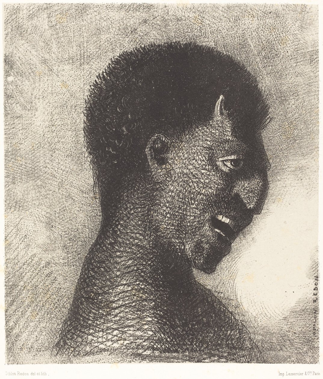 Satyren med det kyniske smil af Odilon Redon