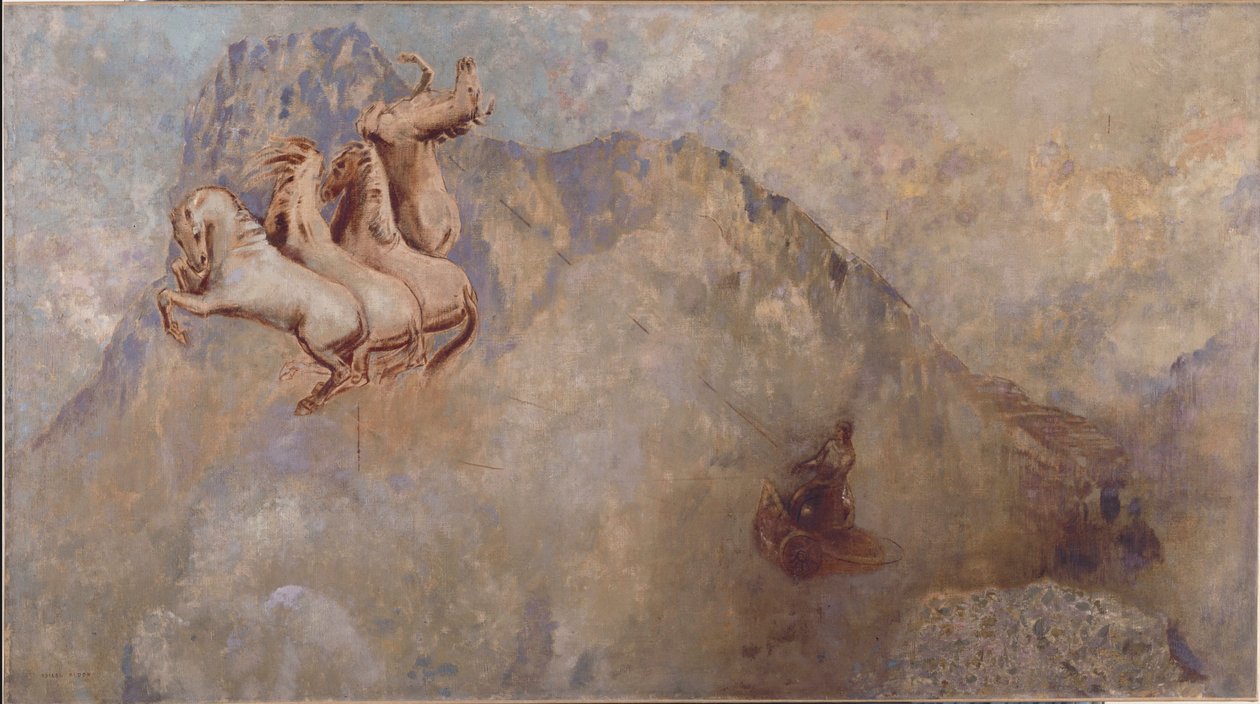 Solens vogn af Odilon Redon