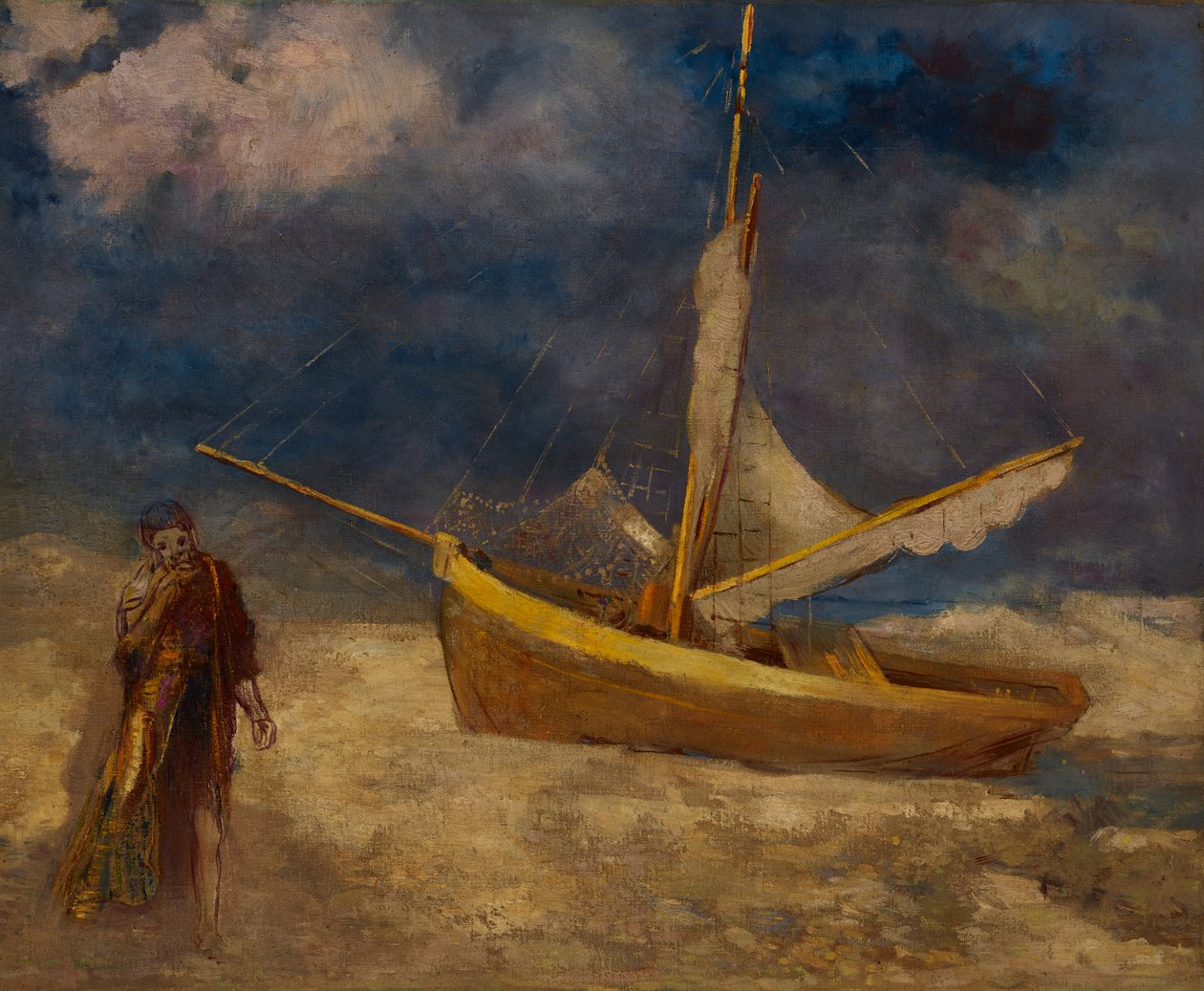 Den sindssyge fisker af Odilon Redon