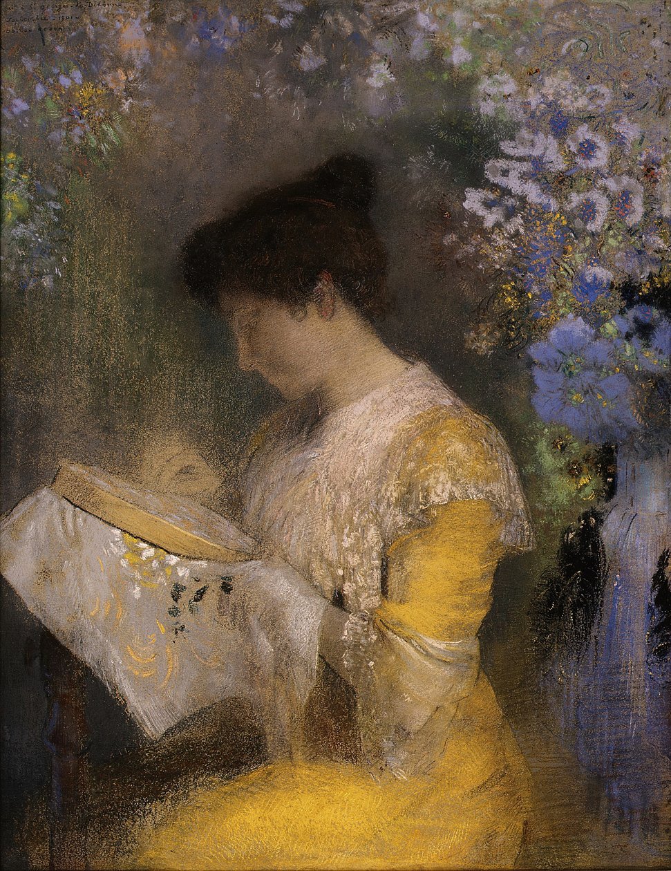 Madame Arthur Fontaine af Odilon Redon