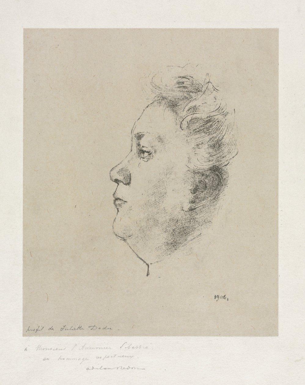 Frøken Juliette Dodu, 1904. af Odilon Redon