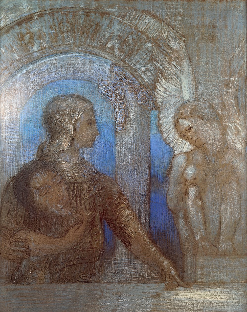 Mystisk ridder, af Odilon Redon (1840-1916) af Odilon Redon