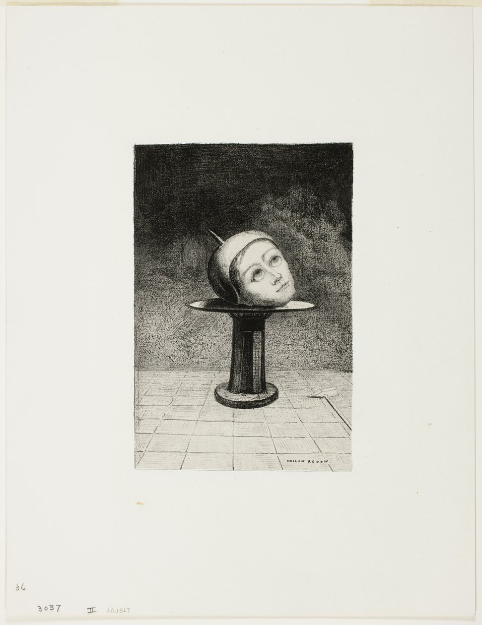 På Fadet, tallerken ti fra In Dreams af Odilon Redon