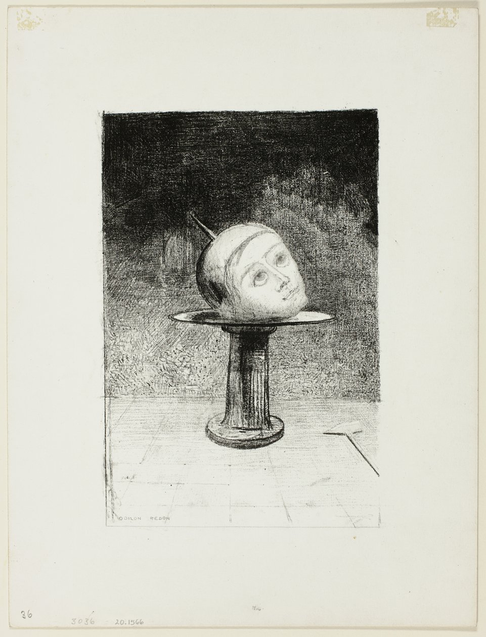 På Fadet, tallerken ti fra In Dreams af Odilon Redon