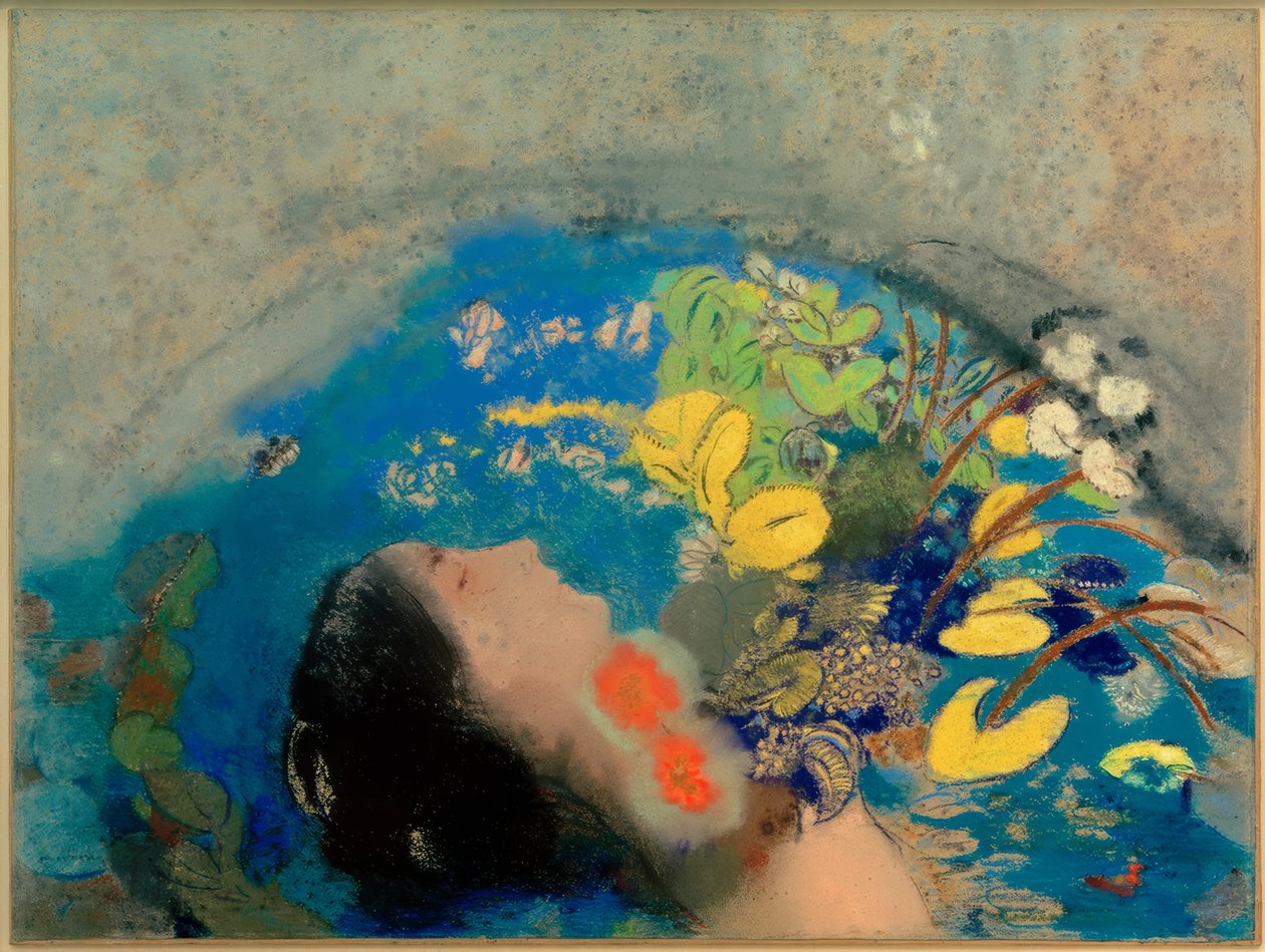 Ophelia af Odilon Redon