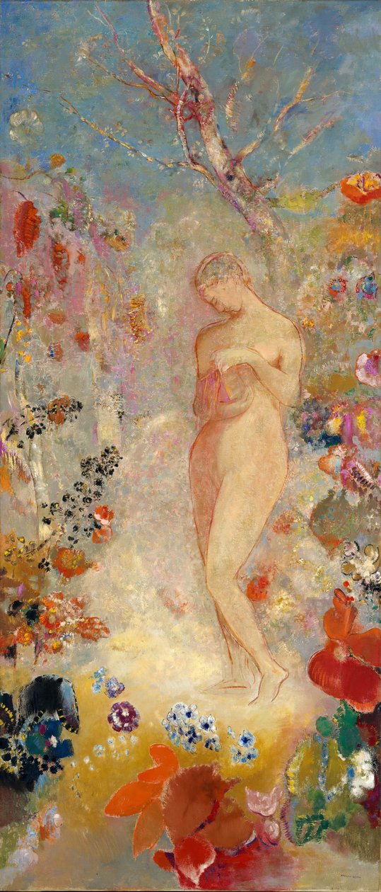 Pandora, ca. 1914. af Odilon Redon
