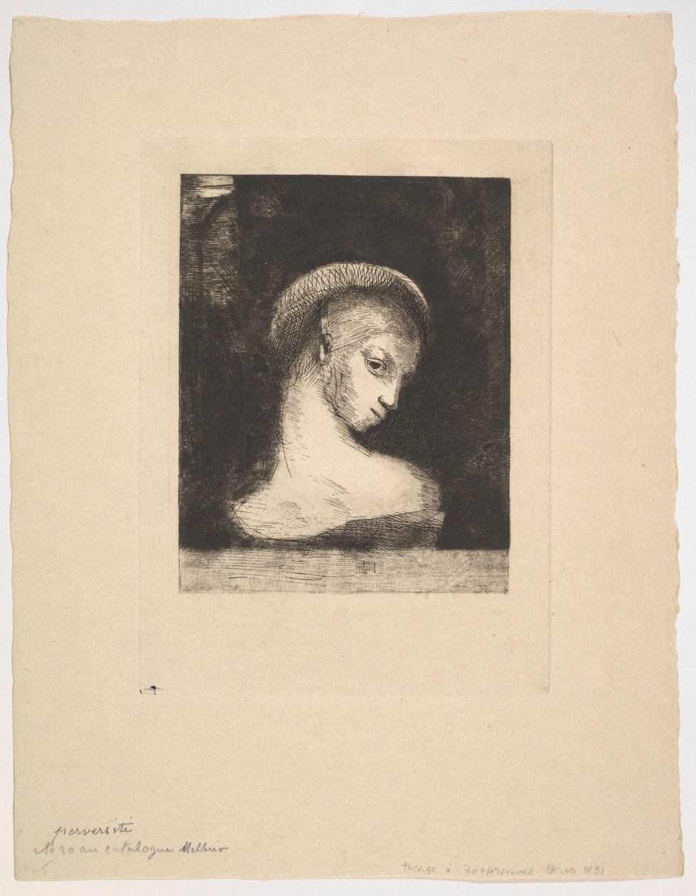 Perversitet, 1891. af Odilon Redon
