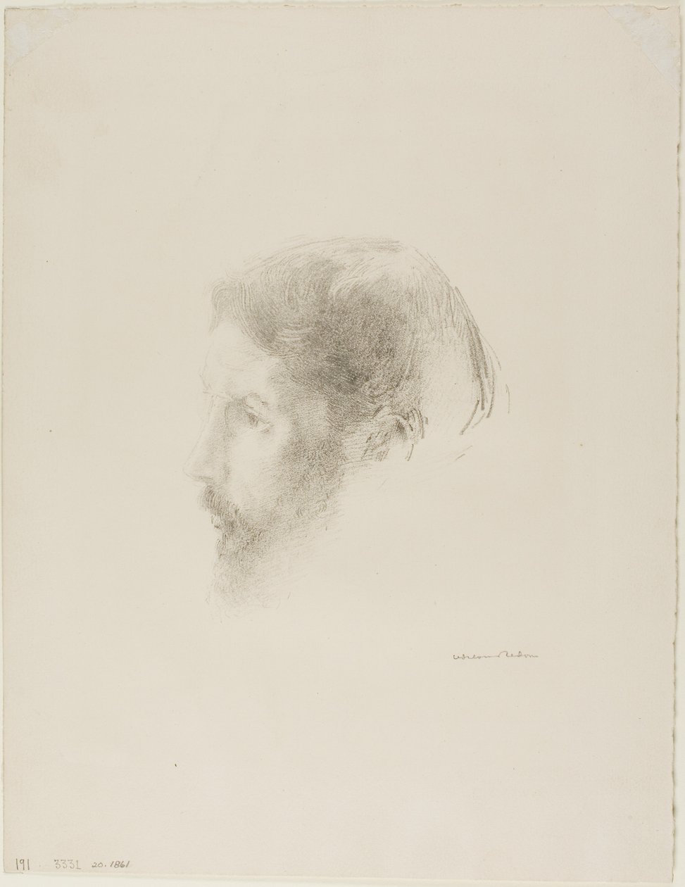 Pierre Bonnard af Odilon Redon