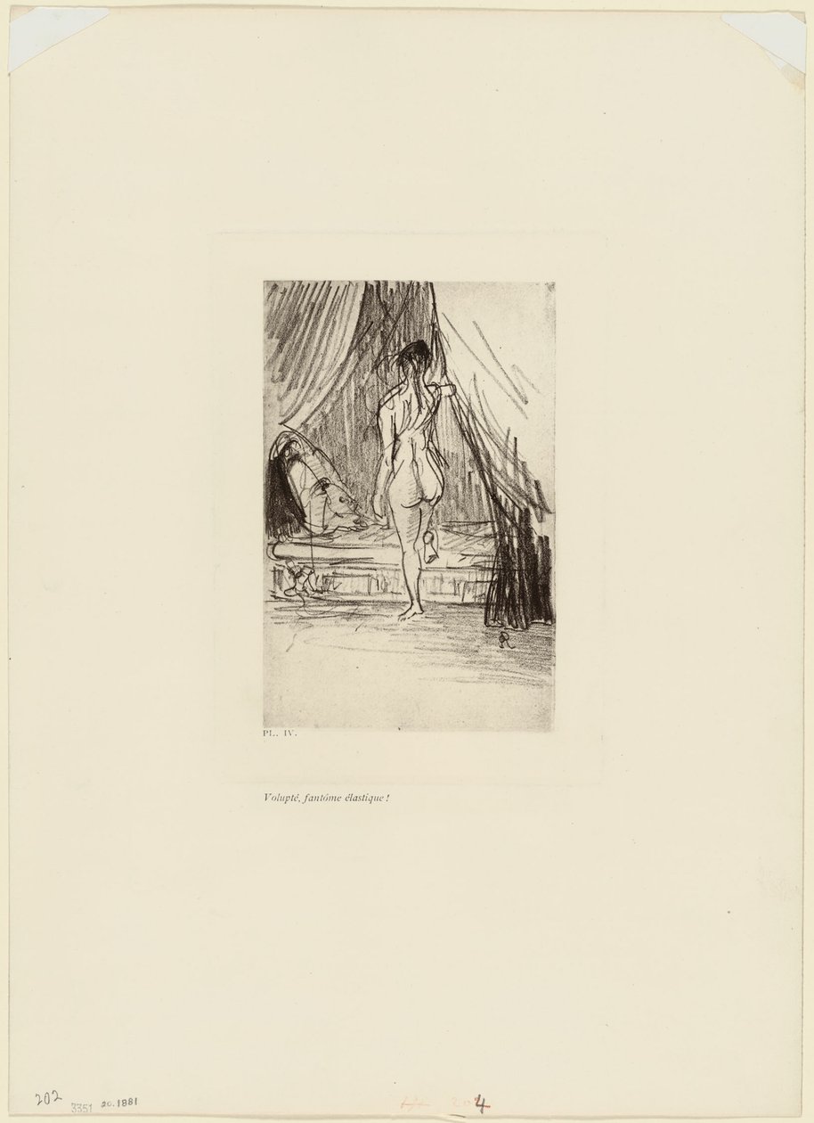 Pleasure, Elastic Phantom!, plade 5 af 9 af Odilon Redon