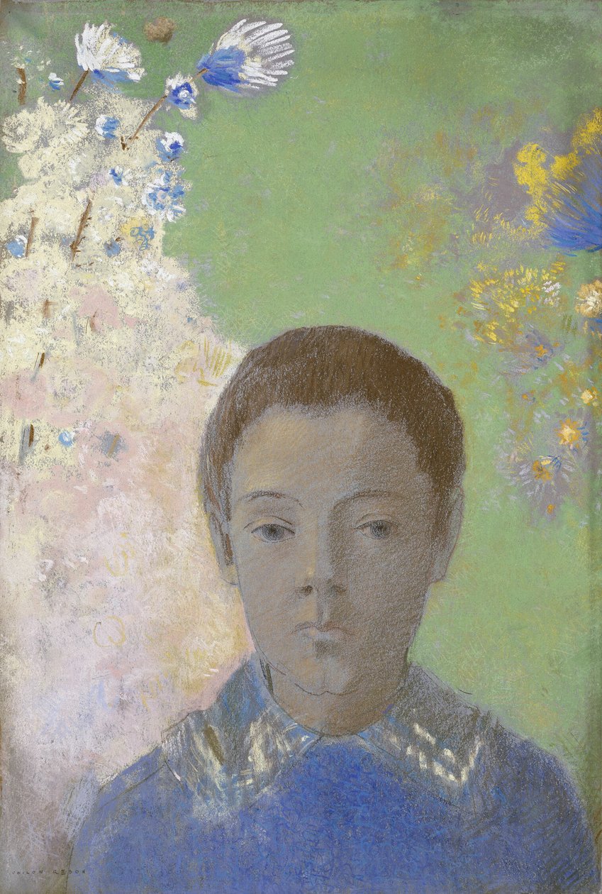Portræt af Ari Redon af Odilon Redon